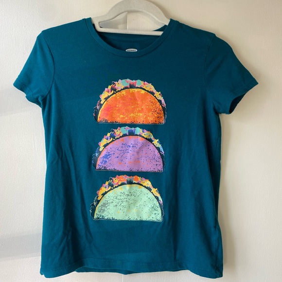 Justice Hoodie Old Navy T Shirt Top Taco Tye Dye 10/12 Bundle - Picture 6 of 9